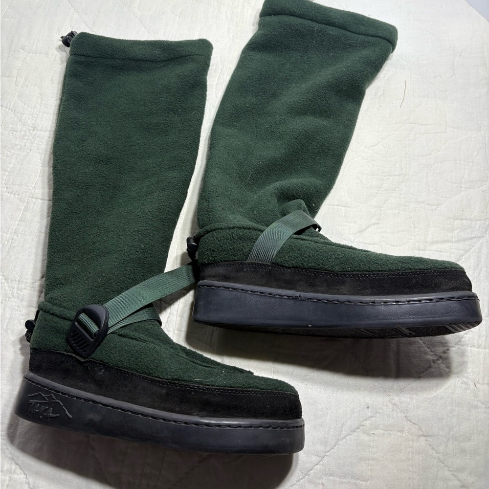 TAIGA Snowdog Polar Fleece Tall Winter Boots Green